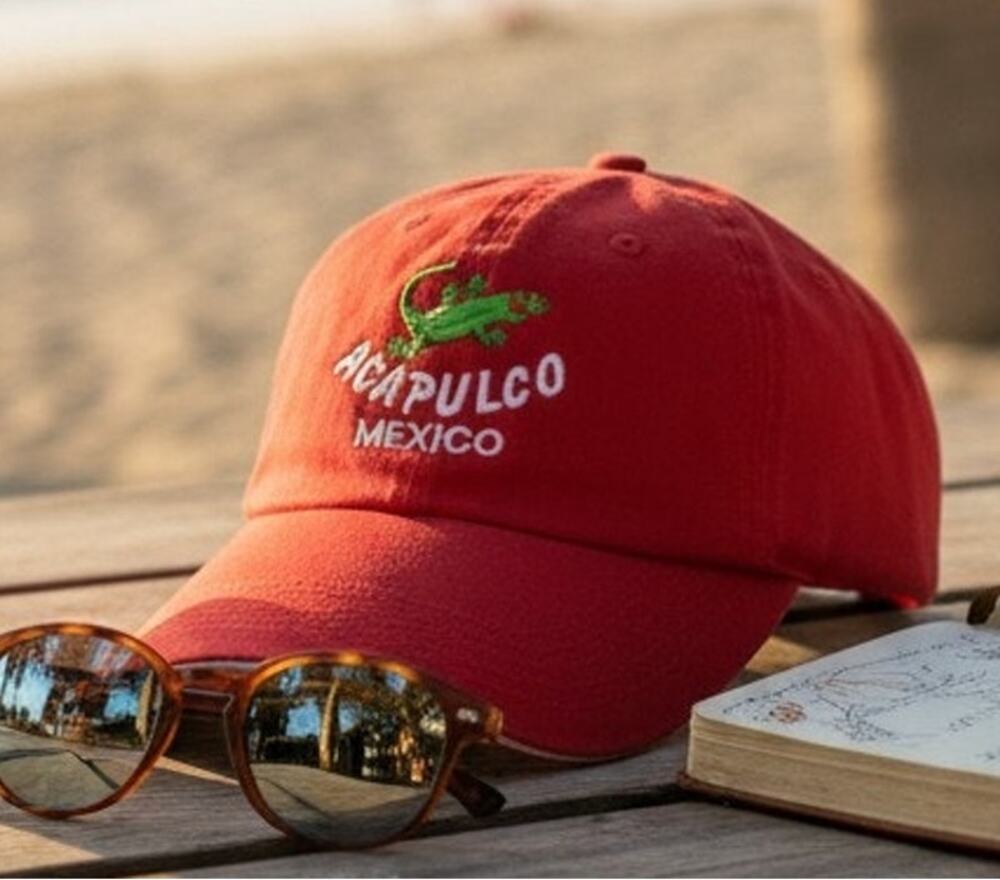 Acapulco Mexico Red Baseball Cap Hat Adjustable New with Tags